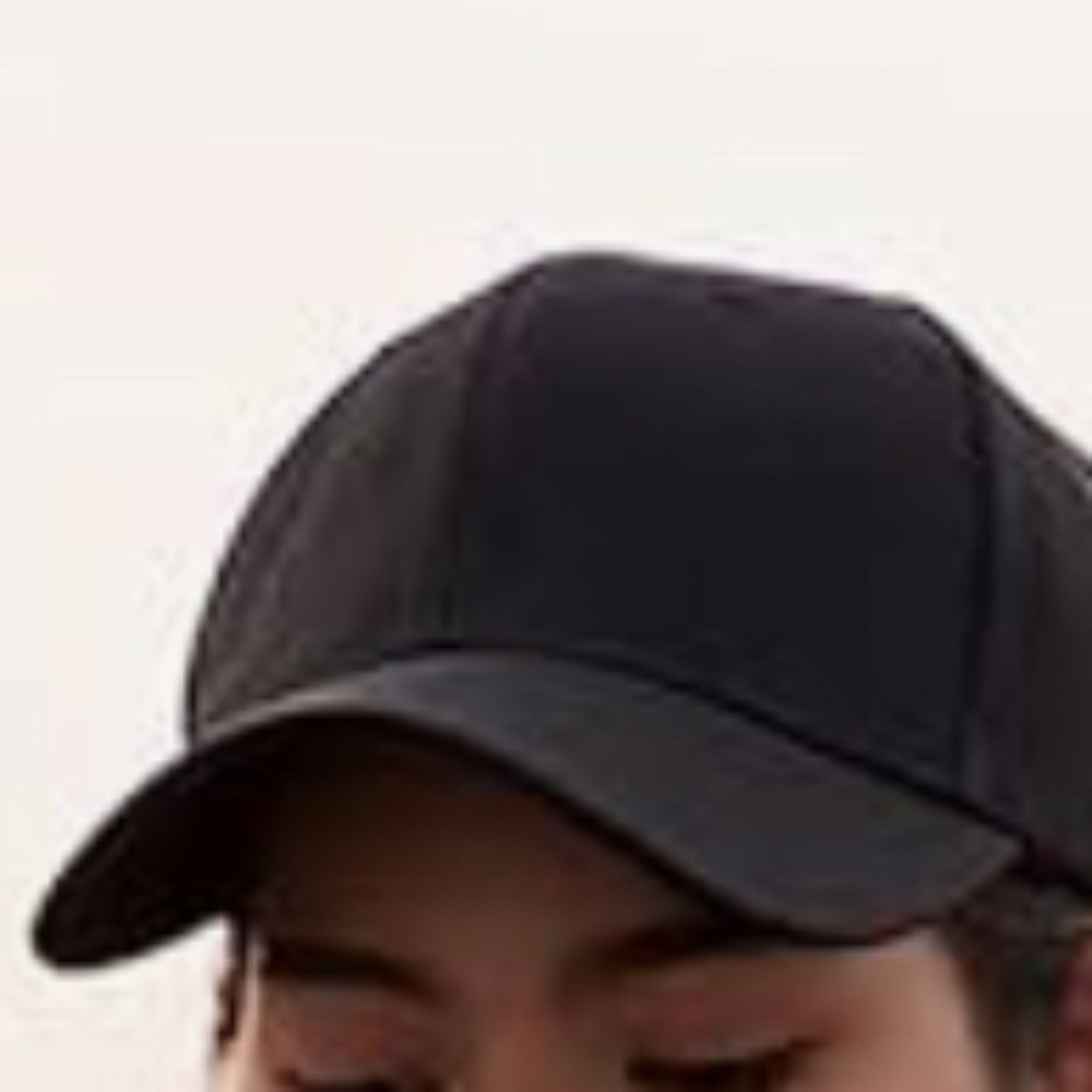 Black Baseball Cap — One Size Fits Most